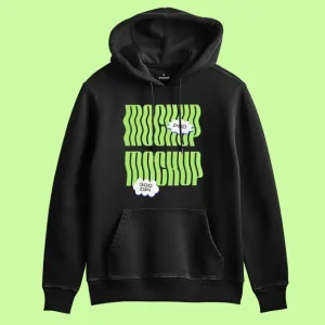 Black and Green Hoodie